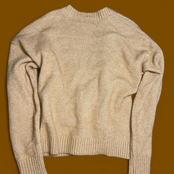 Vintage Inspired Olivia Sky camel Knit Cardigan‎ - Picture 6 of 6